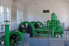 Museum Neue Mühle historische Wasserpumpen 19. Jahrhundert